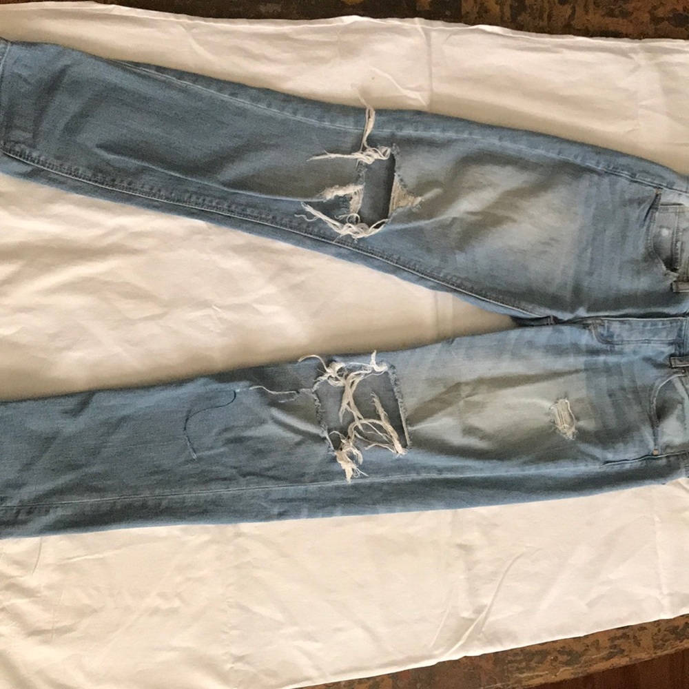 Ripped mom jeans